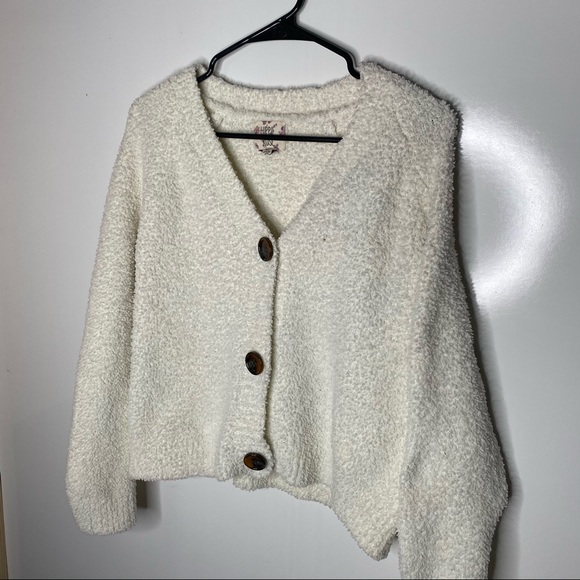 Hippie Rose Sherpa Cardigan - Picture 3 of 5